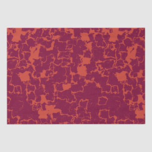 pink and orange abstract bath towel set tissue paper