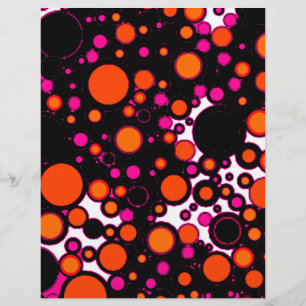 Pink and orange dots