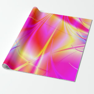 Pink and Orange Fantasia Wrapping Paper