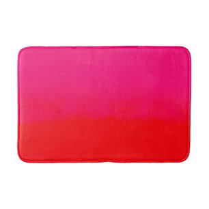 Pink and Orange Gradient Bath Mat