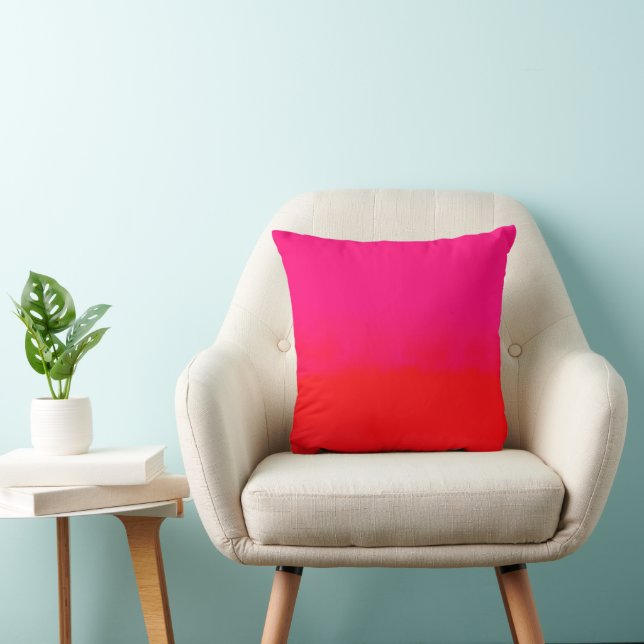 Pink and Orange Gradient  Cushion (Chair)
