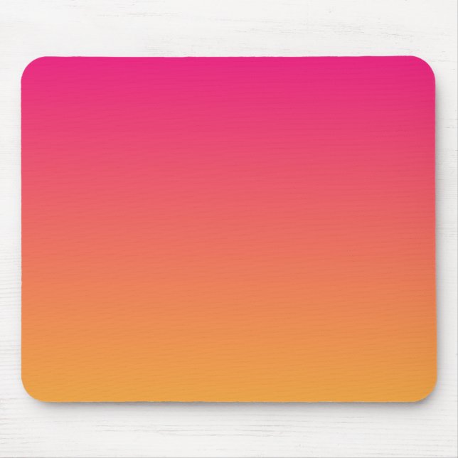 Pink and orange gradient mouse pad (Front)