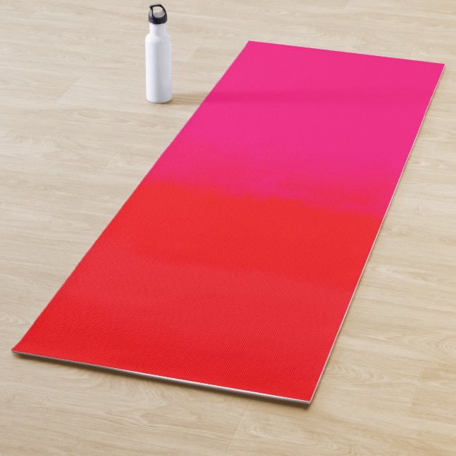 Pink and Orange Gradient  Yoga Mat (In Situ)