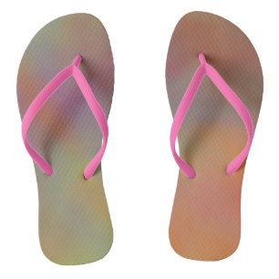 pink and Orange Marble Texture Thongs