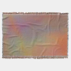 pink and Orange Marble Texture Throw Blanket