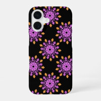 Pink and orange neon flower