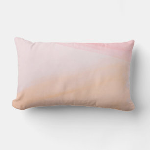 Pink and orange paints lumbar cushion