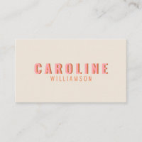 Pink and Orange Retro Typography Creative Modern