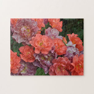Pink and orange rose beauty jigsaw puzzle