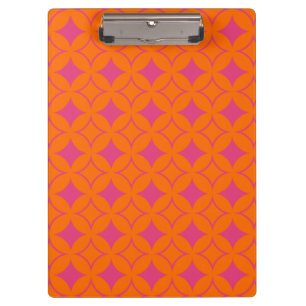 Pink and orange shippo clipboard