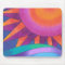 Pink and Orange Sun Mousepad