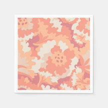 Pink and peach floral