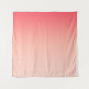 Pink and peach gradient background tapestry