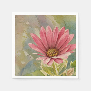 Pink and Pretty Daisy - Paper Napkin