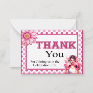 Pink and Pretty Floral Breast Cancer Card