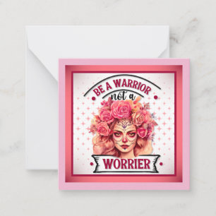 Pink and Pretty Sugar Skull  Card