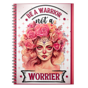 Pink and Pretty Sugar Skull  Notebook