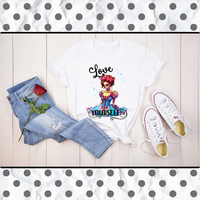 Pink and Pretty Sugar Skull  T-Shirt (Creator Uploaded)