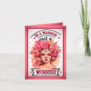 Pink and Pretty Sugar Skull Thank You Card