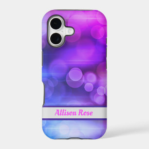 Pink and Purple Abstract Circles Pattern