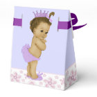 Pink and Purple African American Baby Girl Shower