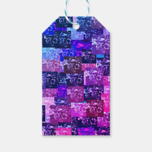 Pink and Purple Brokenmade Gift Tags