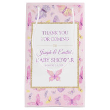 Pink and Purple Butterfly Baby Shower