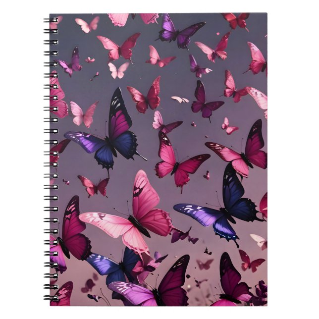 Pink and Purple Butterfly Journal (Front)