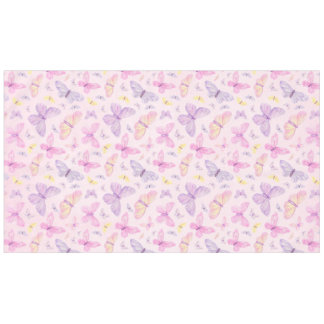 Pink and Purple Butterfly Party Table Cloth