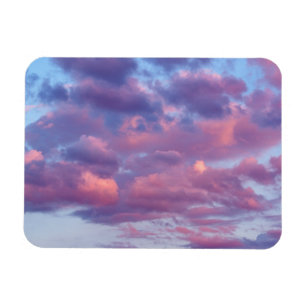 Pink and Purple Clouds Magnet