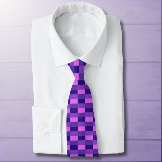 Pink and purple colour combination tie