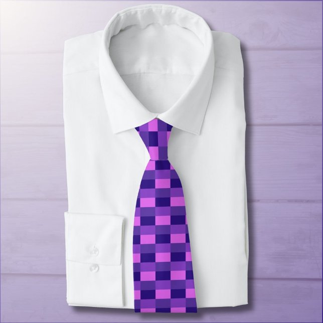 Pink and purple colour combination tie (Creator Uploaded)