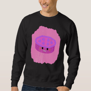 Pink And Purple Cute Heart Sprinkles Cake Fun Grap Sweatshirt