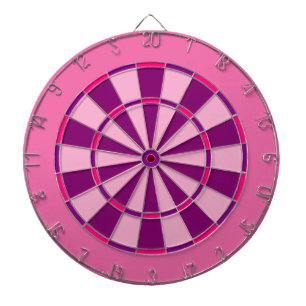Pink and Purple Dartboard
