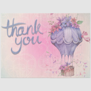 pink and purple floral tissue paper