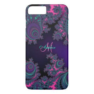 Pink and Purple Fractal iPhone 7 Plus Case