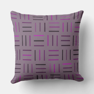pink and purple Geometric Cushion