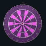 Pink and Purple Girly Dartboard<br><div class="desc">This pretty dartboard is done in shades of purple and pink. It's a cute game board for the girly girl in your life. See more variations in our store!</div>