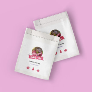 Pink and purple Halloween birthday party thank you Favour Bag