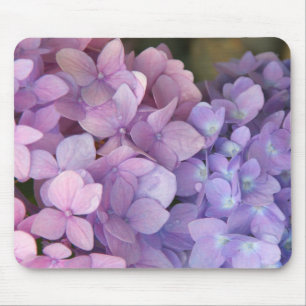 Pink and Purple Hydrangea Mousepad