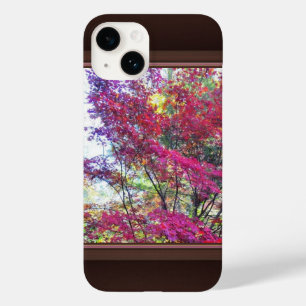 Pink And Purple Leaves  Case-Mate iPhone 14 Case
