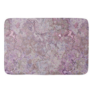 Pink and Purple Marble   Bath Mat