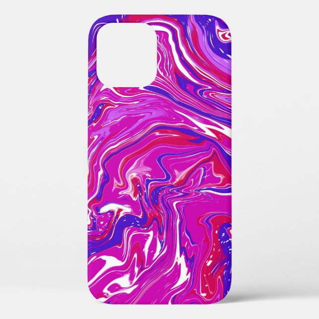Pink and Purple Marble Swirls  Case-Mate iPhone Case (Back)