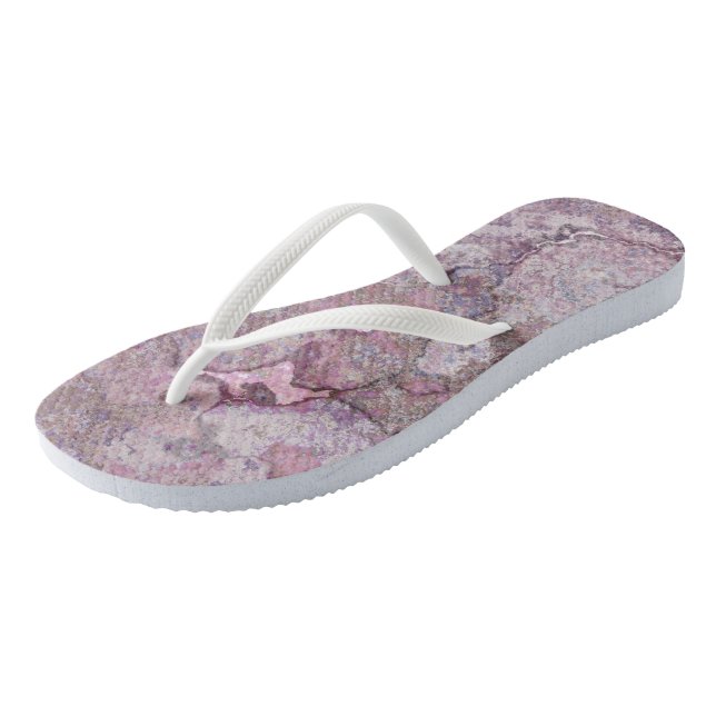 Pink and Purple Marble Thongs (Angled)