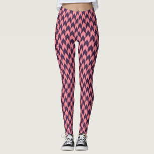 Pink and Purple Pattern Leggings