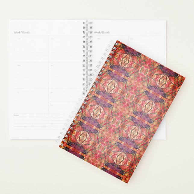 Pink and purple pattern planner (Display)