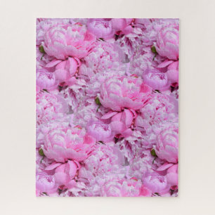 Pink and Purple Peonies Jigsaw Puzzle