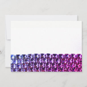 Pink and purple Rhinestones