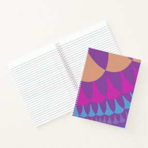Pink and Purple Scales Notebook