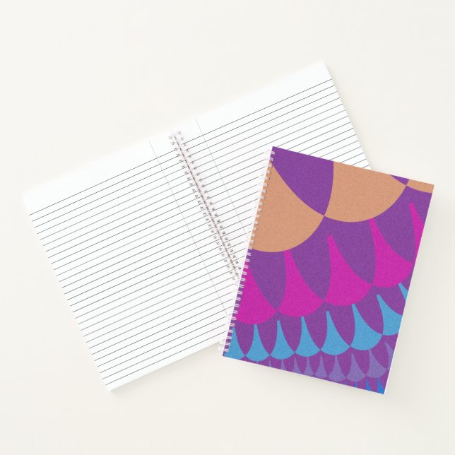 Pink and Purple Scales Notebook (Inside)